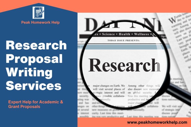 Research Proposal Writing Services